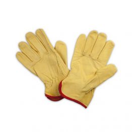 GUANTES DE CUERO GOLDEN AMARILLO