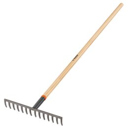 RASTRILLO RECTO DE 14 DIENTES, MANGO DE 54", TRUPER